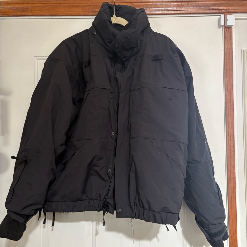 Men's Black Tactical Winter Jacket